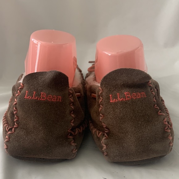 L.L. Bean Shoes Ll Bean Hearthside Brown Suede Slipper Moccasin